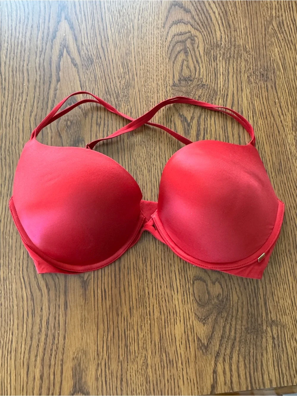 Victoria’s Secret Very Sexy Smooth Push-Up Bra in Red - 34DD NWOT - Picture 2 of 6